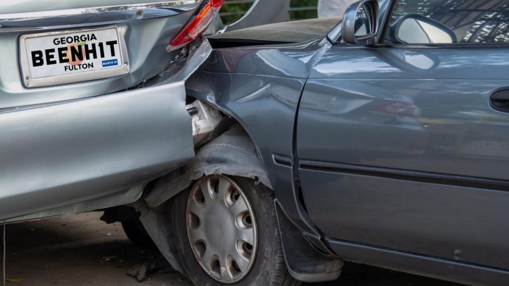 Grey Georgia Car in Accident