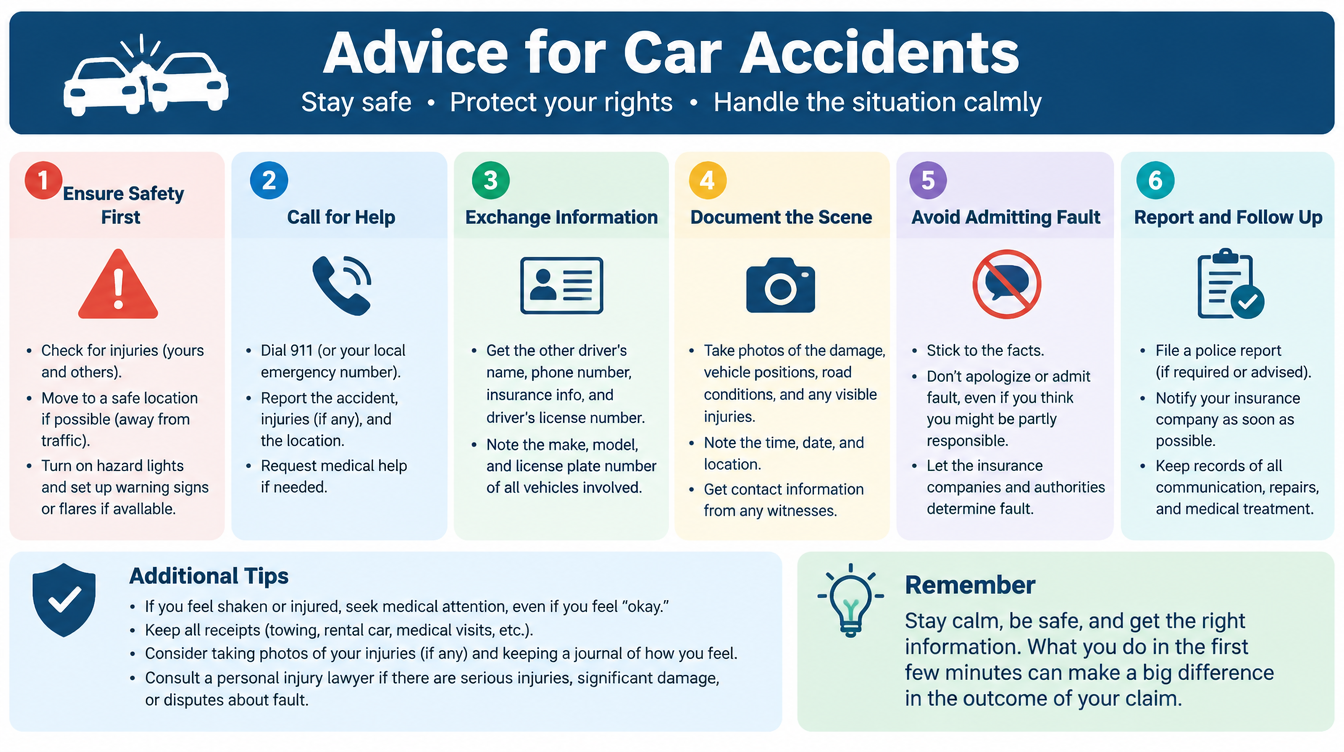 Advice for Car Accidents