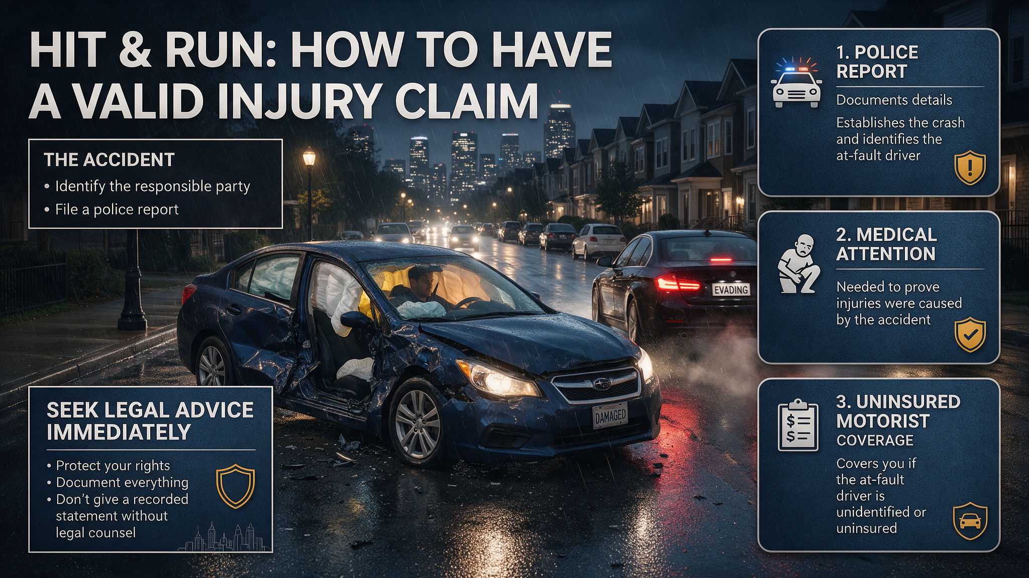 Hit & Run: How to Have a Valid Injury Claim