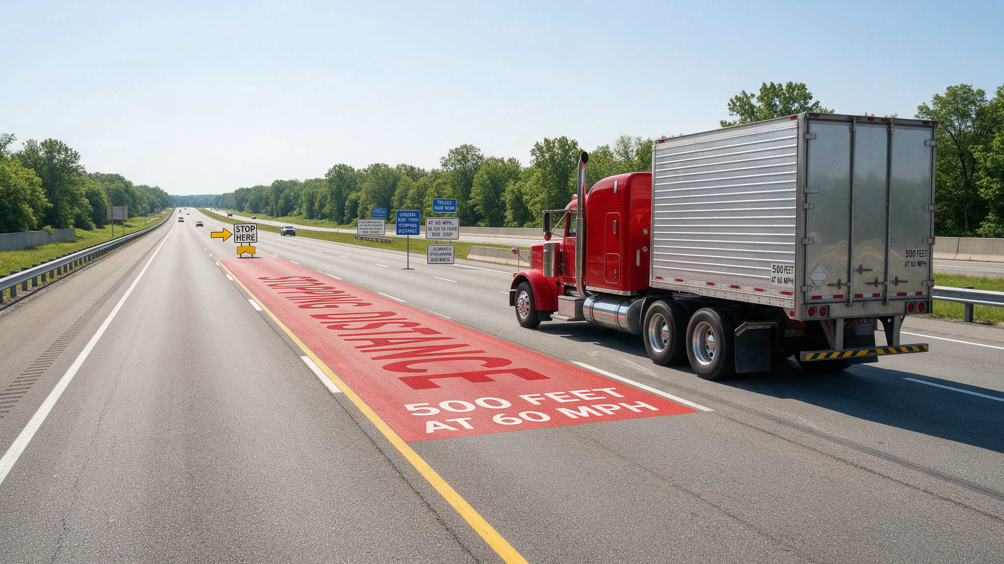 Protect Yourself by Understanding the Stopping Distances for Trucks