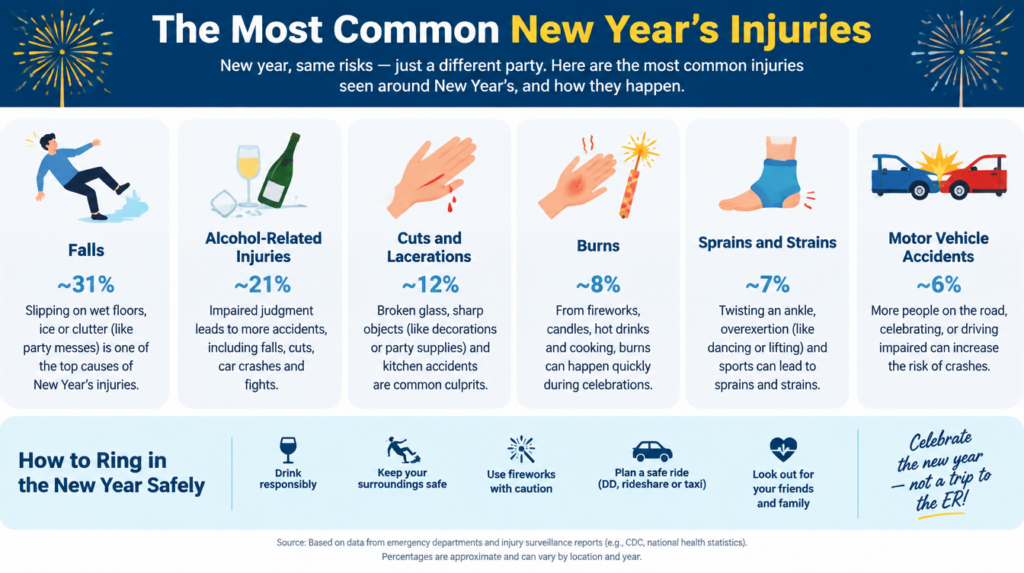 The Most Common New Year’s Injuries